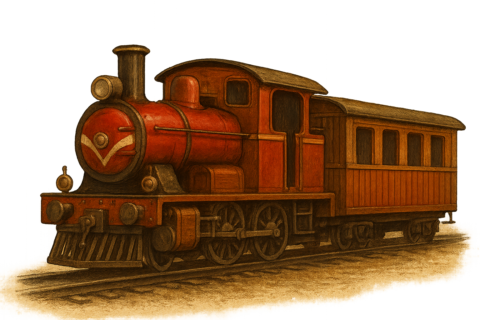 復古火車轉場